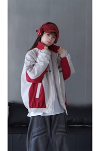 抖音视频截图 只展示慎用 大货已到机车潮牌棉服77950特P85图片