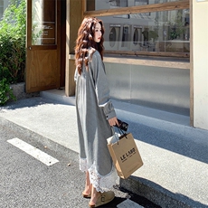 【有货】新款蕾丝拼接连衣裙2D012-2558-P165-258，女装连衣裙，2D012