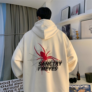 抖音品质 23/秋季320G华棉男士连帽大码印花卫衣WYH3251-P45控68图片
