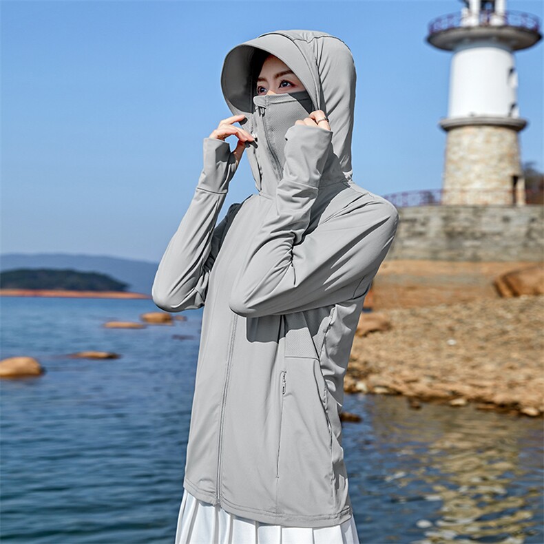 夏季新款大帽檐防晒衣防晒服,女装防晒衣,可可小西