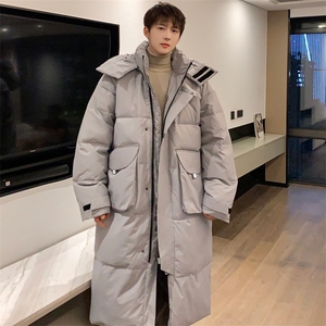 羽绒服男冬季港风宽松长款白鸭绒外套YR905-P180(控价238）图片