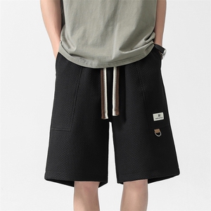 M-4XL 大码宽松直筒工装短裤潮牌运动五分裤 2301P45图片