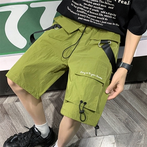 8XL-M特大码肌理感五分裤户外登山裤冲锋裤短裤男DK1502P49控68图片