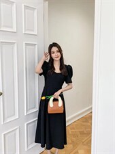 气质大方蝴蝶结连衣裙，女装连衣裙，芷炫