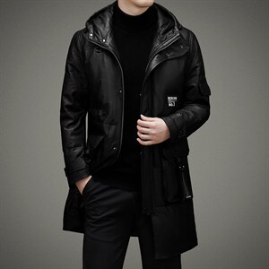 BAMJ-5228钱塘2020-2秋冬季厚款中年男士时尚休闲皮衣外套P835图片