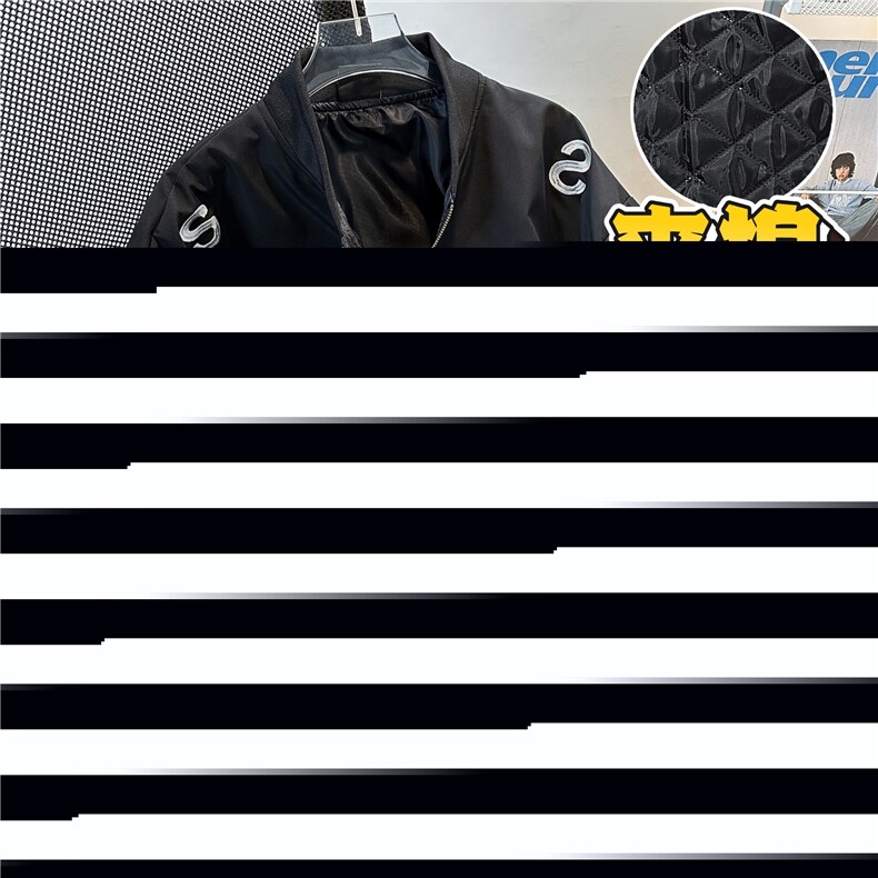 【网图】M8091ZZ-特80美式字母刺绣飞行员棒球服夹克加棉外套,男装夹克,星座1007（原301D）