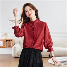 2026春装新款休闲时尚小衫，女装衬衫，鑫鑫格
