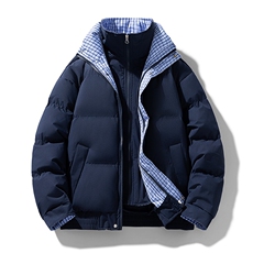 冬季新品得物美式潮流高品质格子加绒加厚棉衣外套棉服MY5566-P88，男装棉衣，星座610B-1