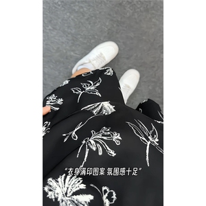 短袖衬衫男+短裤男潮流休闲套装男M-5XL大码TZ78720P50控98模特图图片