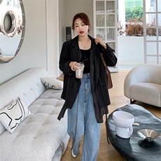 【新款现货】高品质拼纱假两件西服251-603-P125-K188，女装西装，浙宝189