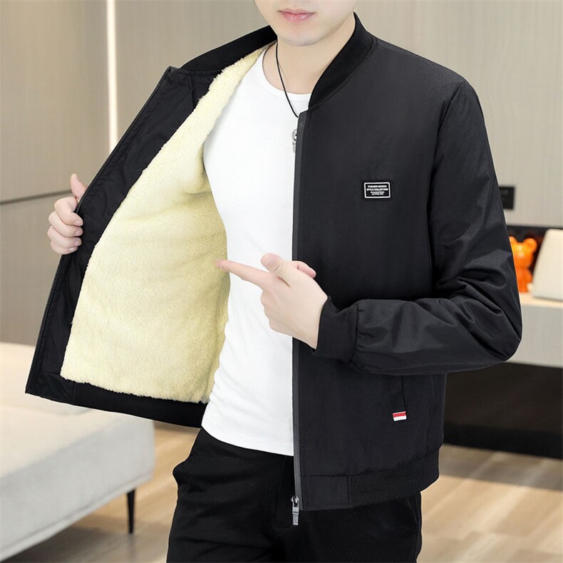 男士立领加绒帅气潮流外套，女装短外套，星座1206（原A206）