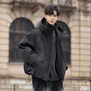 2025设计师款羽绒服夹克男冬装保暖加厚羽绒外套2222-P390控698图片