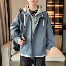 秋季现货假两件夹克男二开三防冲锋衣外套DSA157B-JK763-特P70，男装夹克，电商A157B