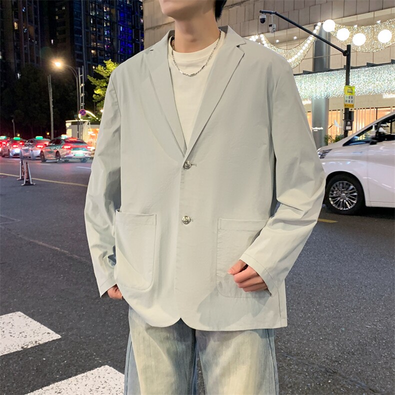 春季新款商务风西装外套男休闲西服男士西服JK02628-P83,男装西服套装,星座308B-2