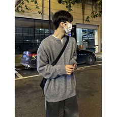 潮流慵懒日系时尚气质原宿新款简约流行长袖毛衣文艺MY303，男装针织衫/毛衣，星座1116A（原606A-3）