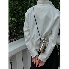 白色cleanfit外套行政夹克短款开衫拉链棒球服JK7642特P60，男装夹克，星座908-1
