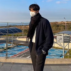 针织开衫男士冬季加厚线衣宽松复古潮流毛衫男装外套1366网图-P60，男装针织衫/毛衣，星座910-5