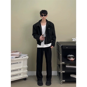 网图有货 cleanfit垫肩哈灵顿短款飞行夹克男翻领棒球服 A902-P62图片
