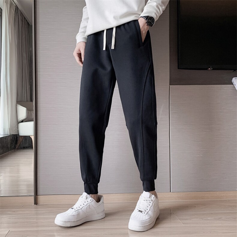 B340K500常规P58控78加绒P68控股88店主风重磅卫裤运动裤，男装休闲裤，电商B340