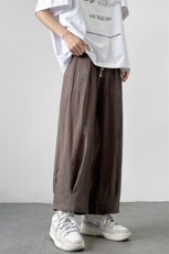 8XL-M风亚麻裤男宽松棉麻裤子大码阔腿裤灯笼裤新中式K965P30，男装休闲裤，电商D206-1