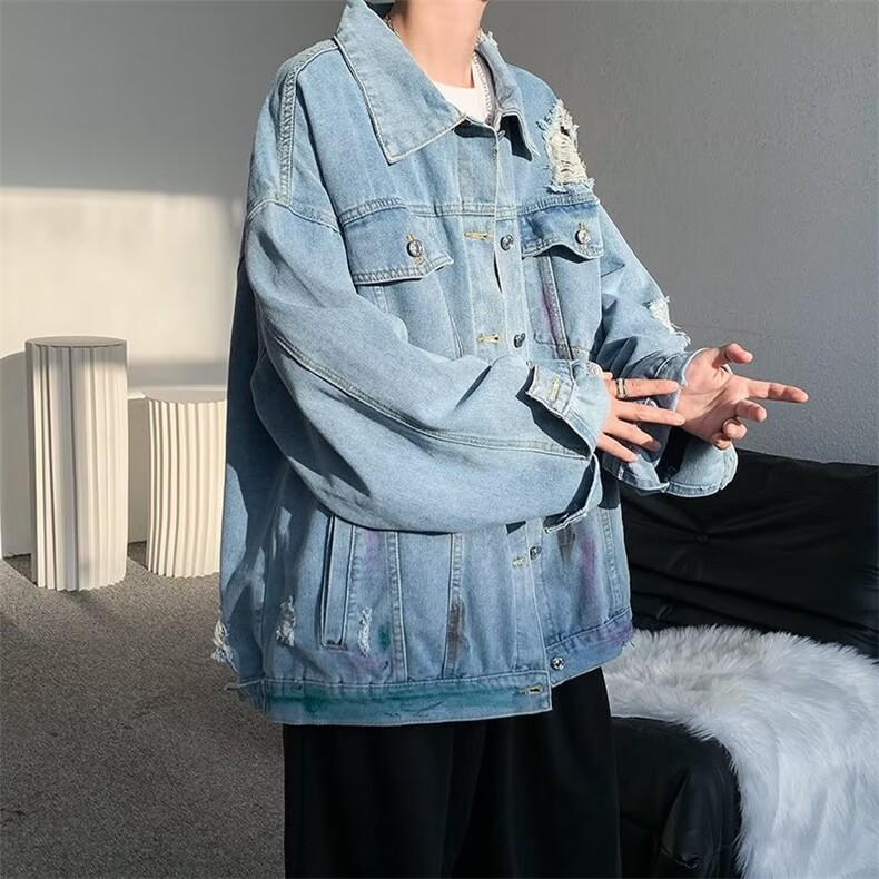 秋季青春流行男夹克文艺潮外套J8822P65,男装夹克,星座1116-2