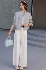 短款皮衣外套女2025新款春秋时尚高级感休闲洋气显瘦百搭夹克上衣，女装皮衣，跑量工厂店