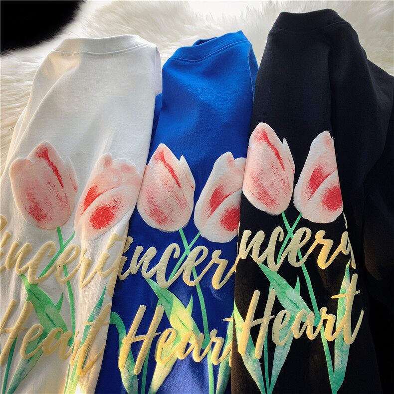 T恤2026夏季新款潮流圆领男港风时尚印花短袖B299-X5308-P30控49，男装T恤，电商A061-1