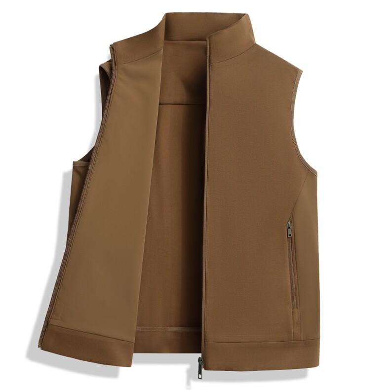 A33730秋冬新款男士马甲商务男装夹克通勤爸爸装P160，男装夹克，电商B360