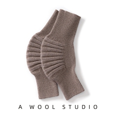 秋冬新款针织护膝时尚保暖，袜子，绒朵羊绒