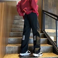 k1073-p55-控78M-5XL现货宽松cleanfit牛仔裤马丁靴黑暗拼接，男装牛仔裤，星座116