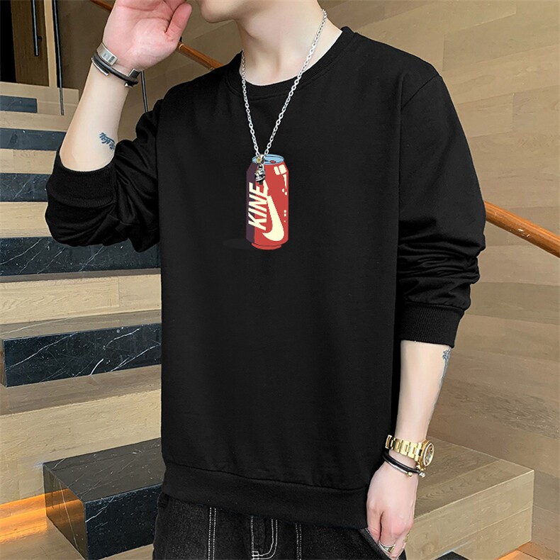 秋季新款2022青少年潮流可乐印花卫衣大码男士1210-2-F130-P16,男装卫衣,星座1816-2（原1210–2）