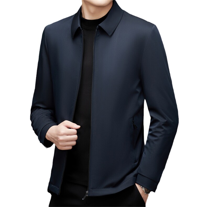 2023冬季新款羽绒服男长款外套中年爸爸装保暖上衣MNSA2119-P225，男装羽绒服，电商B212（原钱塘6029）