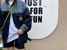 春季新款牛仔拼接外套，其它，JIAN.Z 简.站