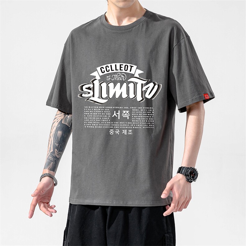 2021夏季新无影墙日系大码男已注册卡通印花短袖T恤T1070-P25,男装T恤,电商A001