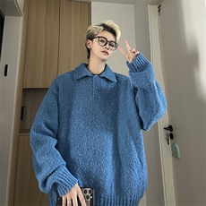 高级感毛衣男冬季慵懒风情侣针织衫，男装针织衫/毛衣，星座716-4