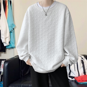 卫衣男秋季新款港风宽松提花套头上衣WY830-特P29图片