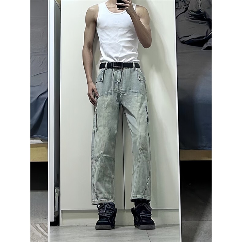 ！拿图不拿货不撤诉cleanfit牛仔裤子KZA10-P58,男装牛仔裤,星座1007（原301D）