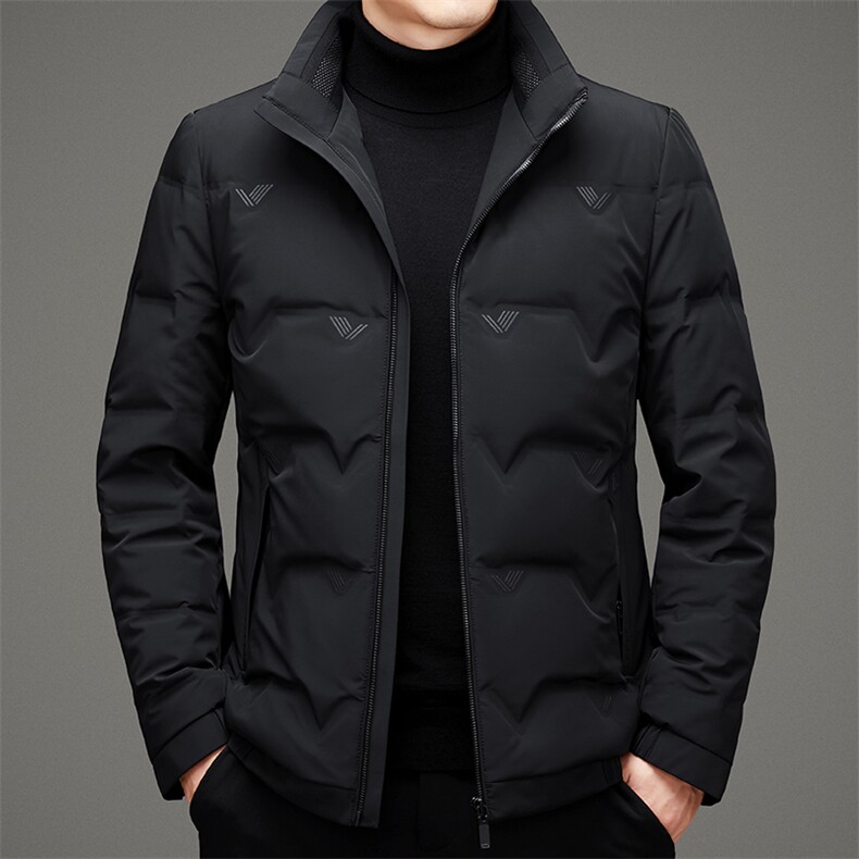 BAMJ-2175钱塘2020-2秋冬季厚款羽绒服中年男士休闲简约外套P288图片