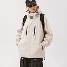 JK812-P65新款现货户外连帽夹克男冲锋衣外套，男装夹克，星座1204