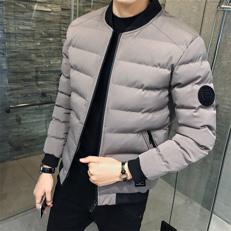 2020冬装新款羽绒棉立领棉服男士潮流棉衣外套 A438-1733图片