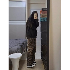 DT10-P52美式豹纹牛仔裤男女秋季新款2024长裤-网图档口大货，男装牛仔裤，星座603-2