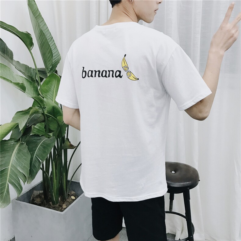 2021夏季休闲棉Tbanana印花短袖T恤703-T115,男装T恤,星座703