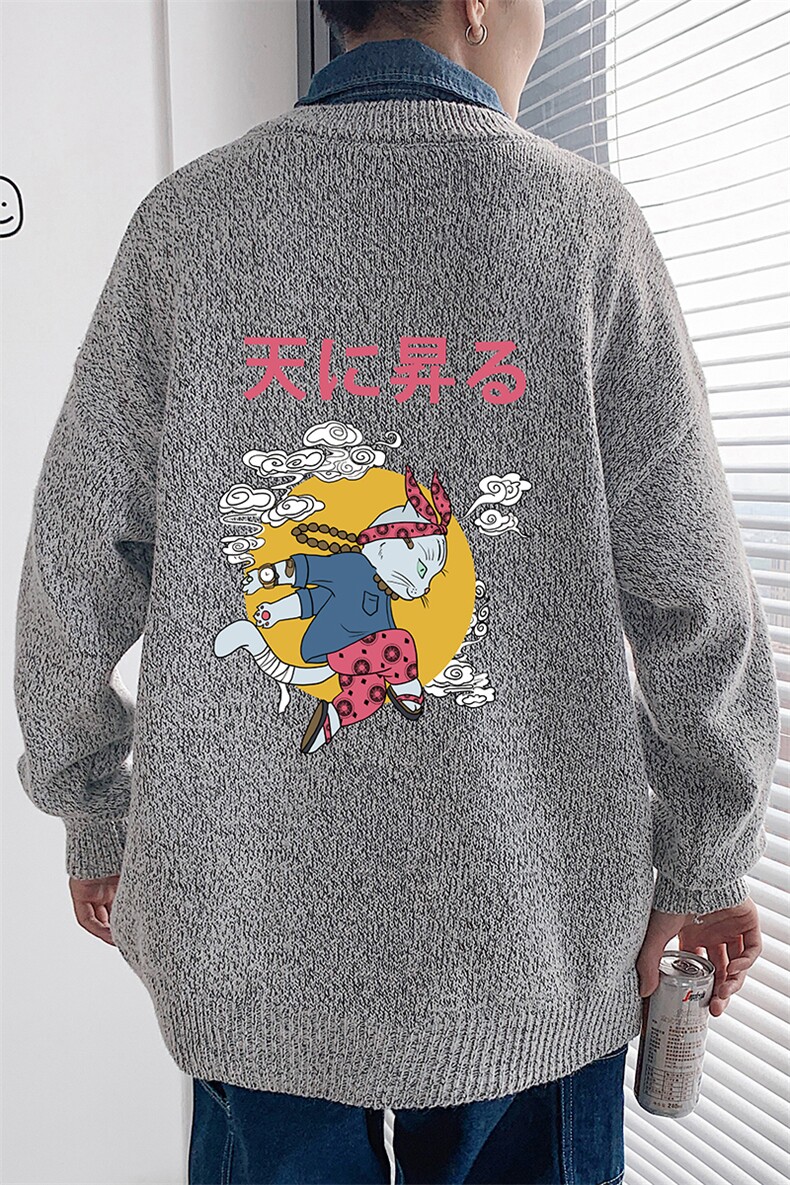 M19012-P45加绒款-P65加厚加绒毛衣男大码毛线衣男针织衫男线衫,男装针织衫/毛衣,电商A040