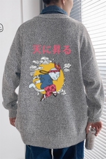 M19012-P45加绒款-P65加厚加绒毛衣男大码毛线衣男针织衫男线衫，男装针织衫/毛衣，电商A040