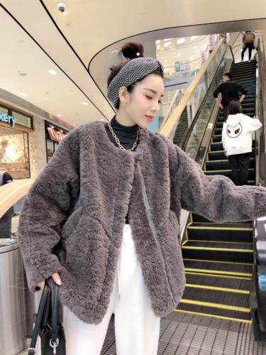 摩卡熊外套，女装，一杭