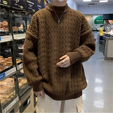美式圆领毛衣男慵懒风休闲针织衫X022P46，男装针织衫/毛衣，星座1116-2