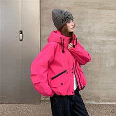现货新款90白鸭绒羽绒派克服2D035-25100P255K378，女装毛呢外套，2D035