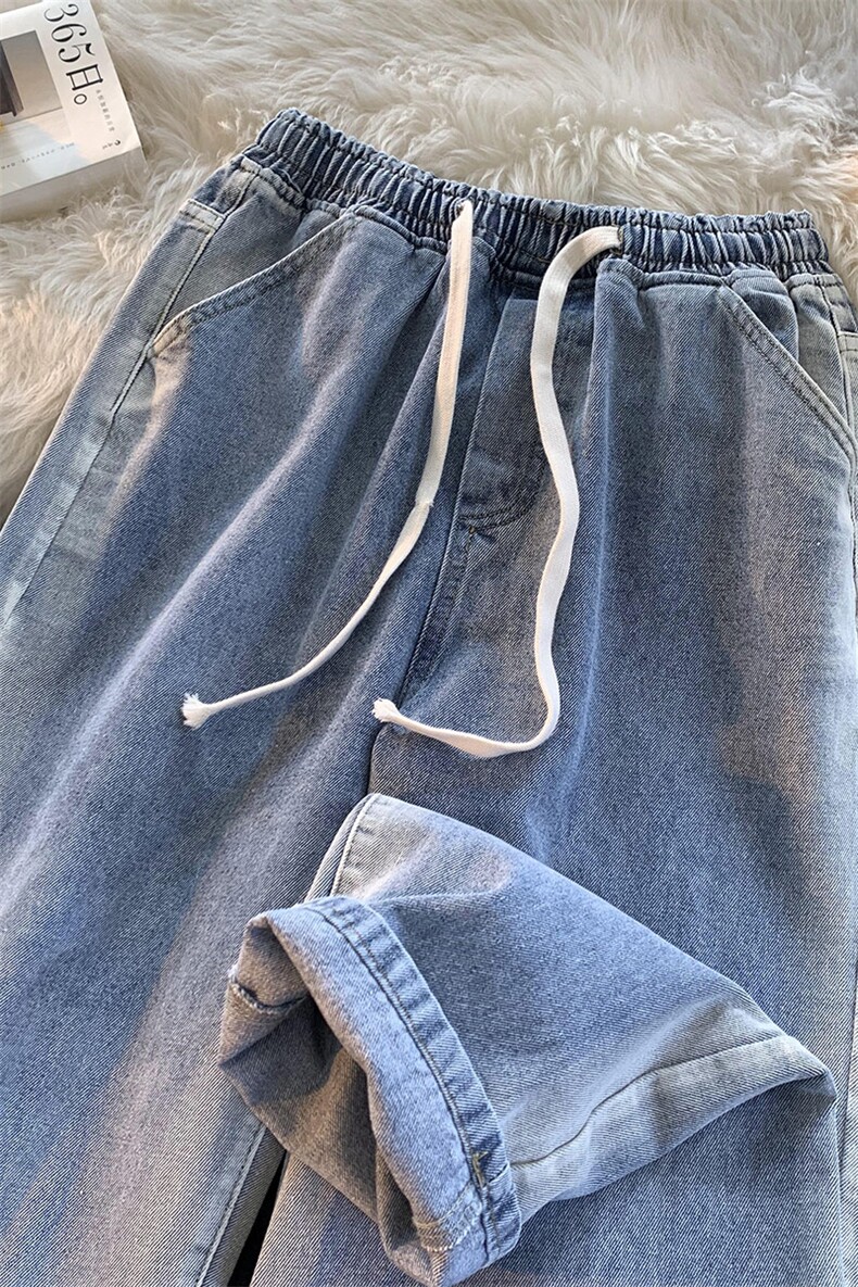 3万现货主推纯色牛仔裤男宽松漂白阔腿裤416B-1-NH252-P50限68,男装牛仔裤,星座416B-1