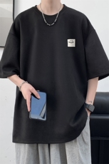 麂皮绒短袖t恤男大码半袖男大皂风JD82316-P25，男装T恤，电商A040