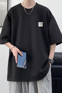 麂皮绒短袖t恤男大码半袖男 大皂风 JD82316-P25图片